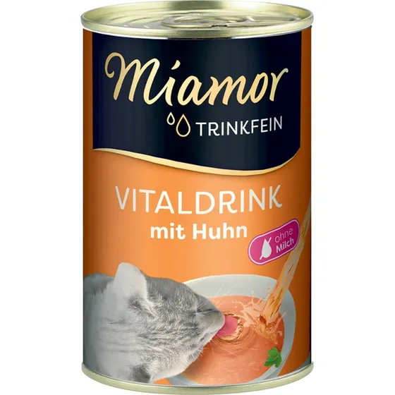 Miamor Vitaldrink napój dla kota, Kurczak, 18 x 135 ml