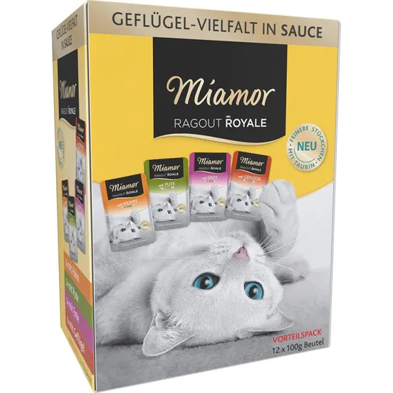 Miamor Ragout Royale Pakiet próbny Drób, 12 x 100 g
