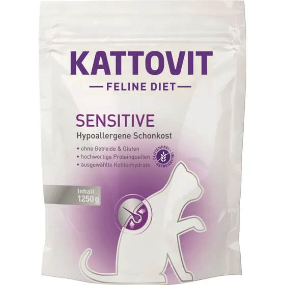 Kattovit Sensitive Karma sucha dla kotów, 1,25 kg