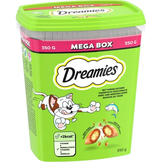 Dreamies Mega Box Przysmaki dla Kota - Tuńczyk, 2 x 350 g