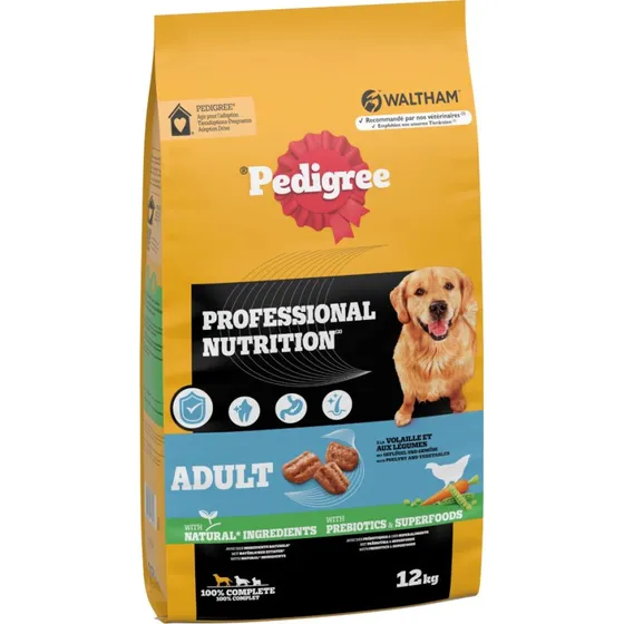 Pedigree Professional Nutrition Adult drób i warzywa 2 x 12 kg