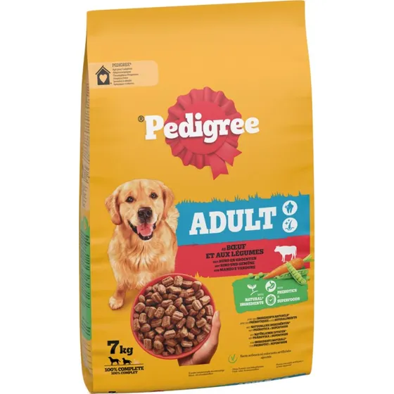 Pedigree Adult z wołowiną i warzywami - 7 kg