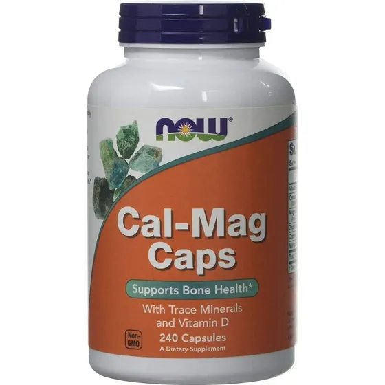 Now Foods Cal-Mag 240 Kapsułek - Wapń i Magnez