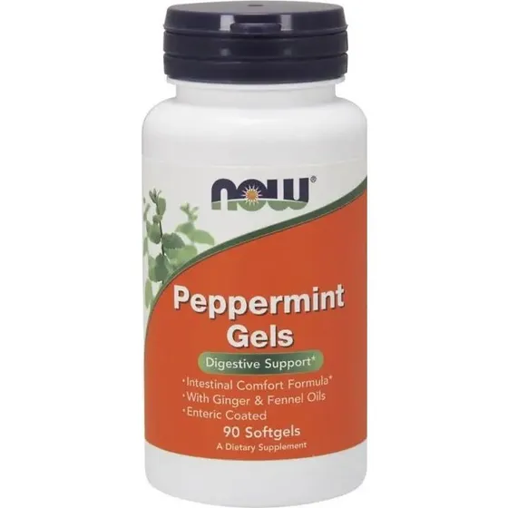 Now Foods Peppermint Gels 90 Softgels