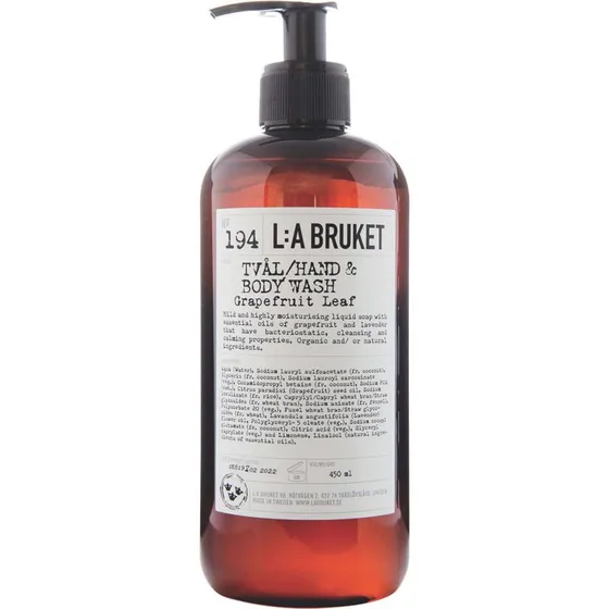 L:A Bruket Hand & Body Wash 194 Grapefruit Leaf 450 ml