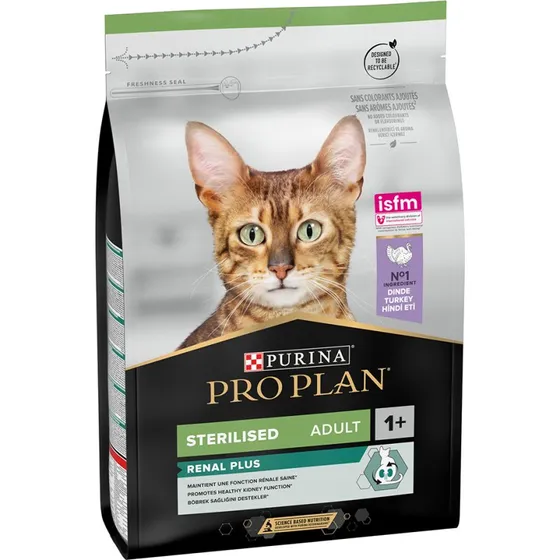 Purina Pro Plan Sterilised Adult Renal Plus Indyk 3 kg