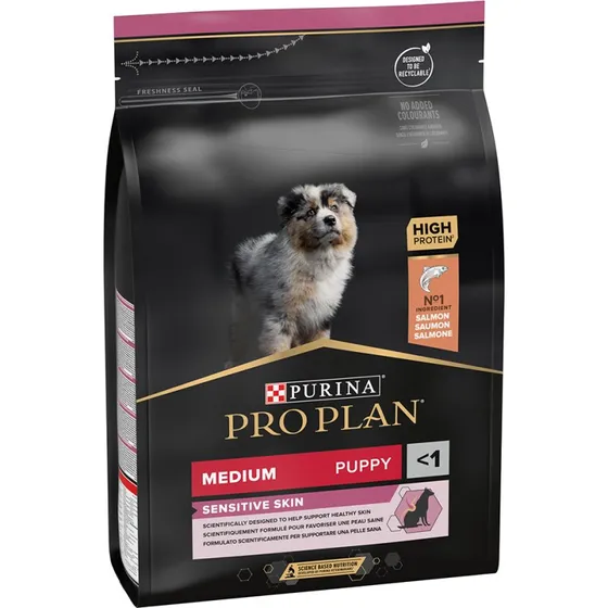 Purina Pro Plan Puppy Medium Sensitive Skin Łosoś 3 kg