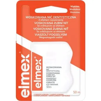 Elmex Ni Dentystyczna Woskowana 50 m Mitowa