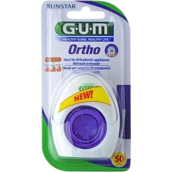 GUM Ortho Floss do Aparatw Ortodontycznych (50 szt.)