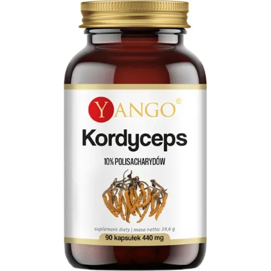 Yango Kordyceps ekstrakt 10% polisacharydów 90 kapsułek