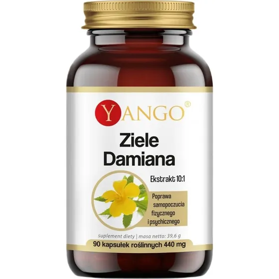 Yango Ziele Damiana 440 mg 90 kapsułek