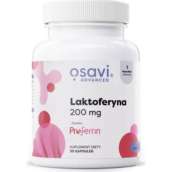 Osavi Laktoferyna 200 mg 30 kapsułek