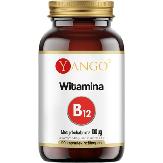 Yango Witamina B12 Metylokobalamina 100 mcg 90 kaps.