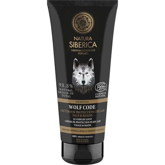 Natura Siberica Men Wolf Code krem ochronny do twarzy i dłoni 80ml