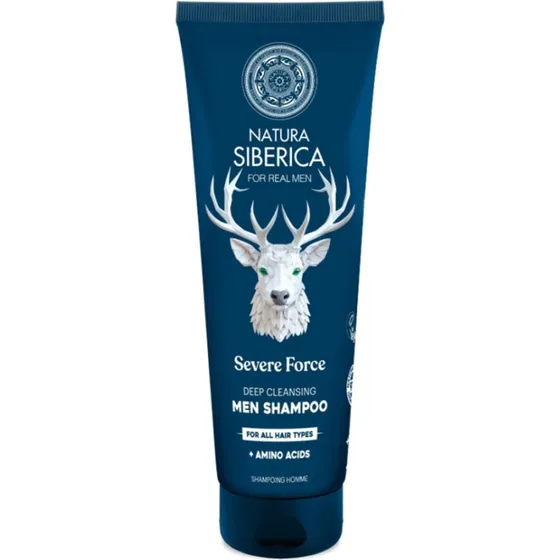 Natura Siberica Men Severe Force szampon głęboko oczyszczający 200ml