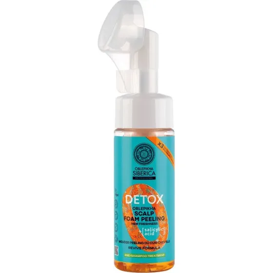 Natura Siberica Oblepikha Detox peeling w piance do skóry głowy 150ml