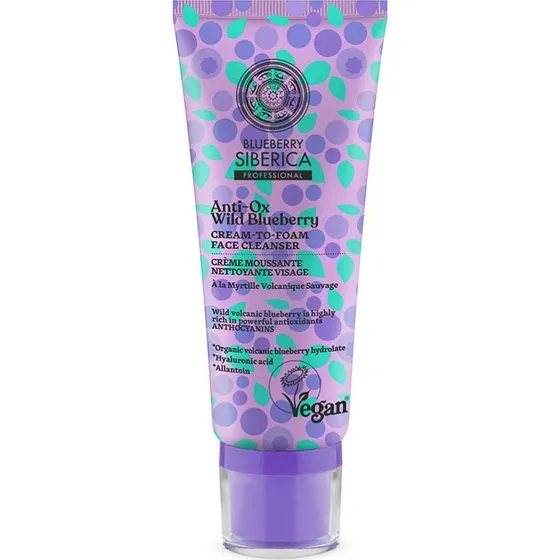 Natura Siberica Blueberry Siberica wegańska pianka do twarzy 100ml