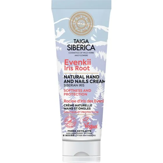 Natura Siberica Taiga Siberica krem do rąk i paznokci z irysem 75ml