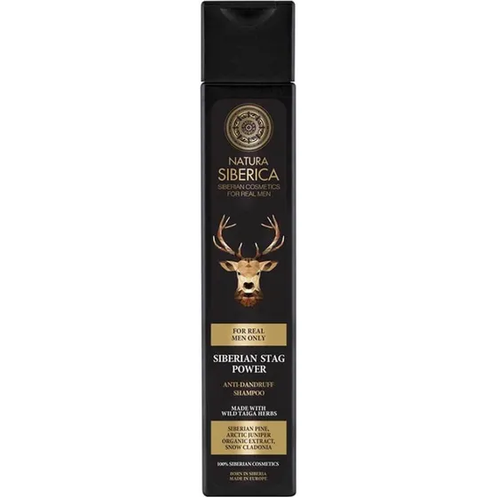 Natura Siberica Men Siberian Stag Power szampon przeciwłupieżowy 250ml