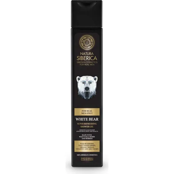 Natura Siberica Men White Bear orzeźwiający żel pod prysznic 250ml