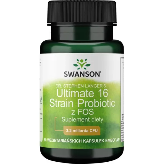 Swanson Ultimate 16 Strain Probiotyk 60 kapsuek