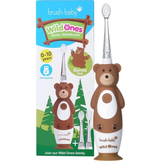 Brush-Baby WildOnes szczoteczka soniczna Bernie Bear dla dzieci