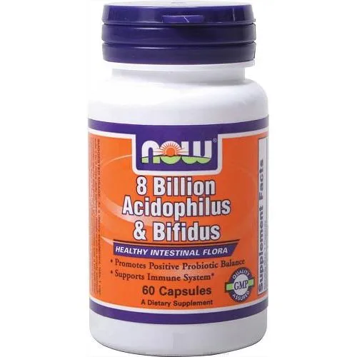 Now 8 mld Acidophilus & Bifidus 60 kapsuek