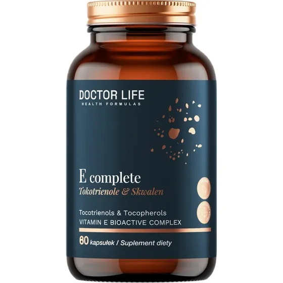Doctor Life Vitamin E-Complete Vegan 60 kapsułek