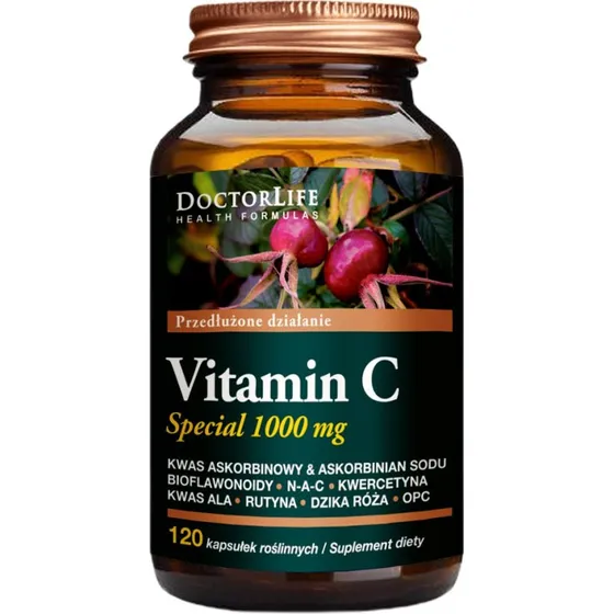 Doctor Life Vitamin C Special 1000mg Timed-Release 120 kapsułek