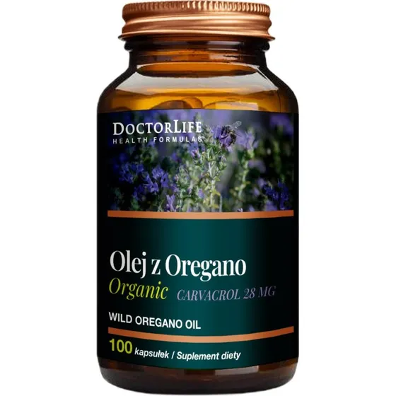 Doctor Life Olej z oregano 3000 mg - 120 kapsułek