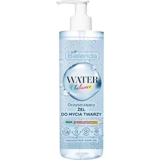 Bielenda Water Balance oczyszczający żel do mycia twarzy 195g