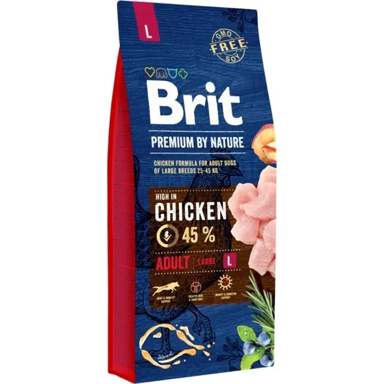 Brit Premium by Nature Adult Large Breed Kurczak 15 kg