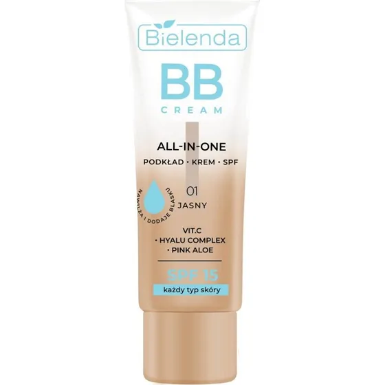 Bielenda All-In-One BB Cream SPF15 01 Jasny 30g