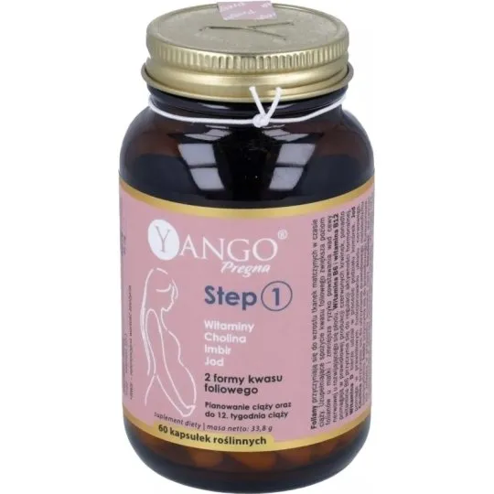 Yango Pregna Step 1 - Suplement dla kobiet w ciąży (60 kaps.)