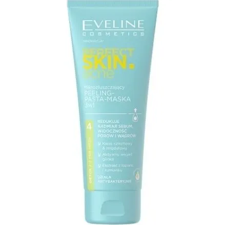 Eveline Perfect Skin Acne peeling pasta-maska 75 ml