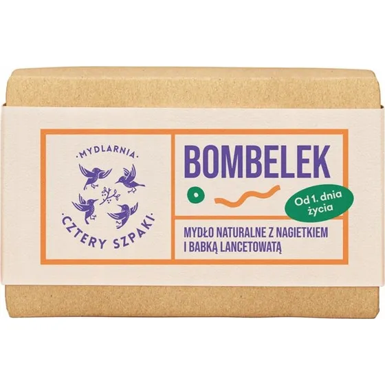 Mydlarnia Cztery Szpaki Bombelek - Naturalne mydło z nagietkiem 110g
