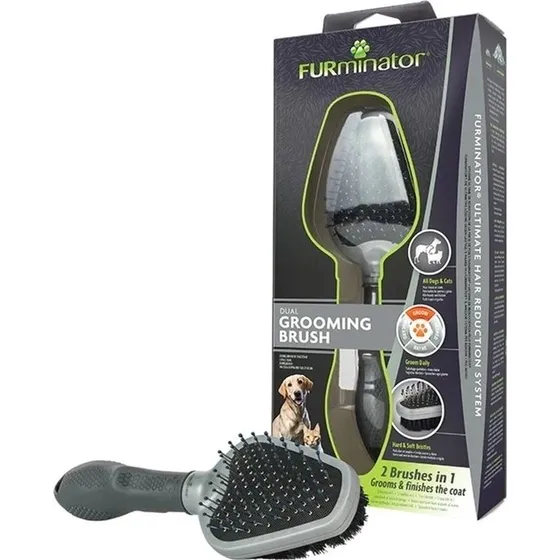 FURminator Szczotka dwustronna dla psów i kotów