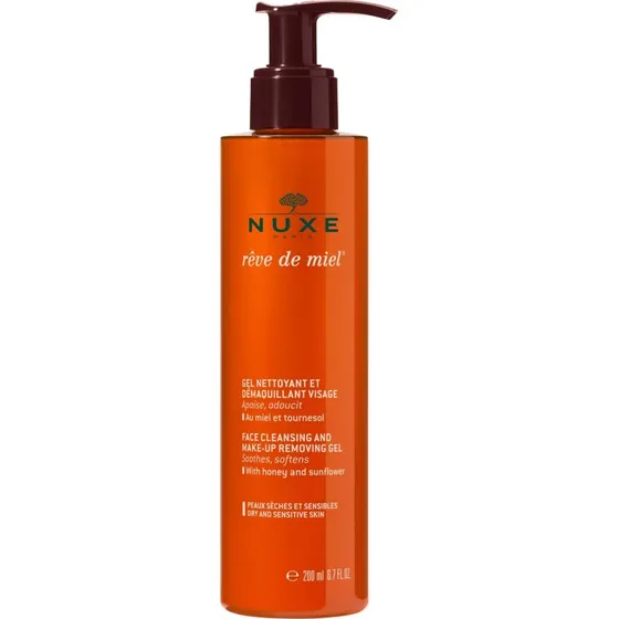 NUXE Rêve de Miel Ultrabogaty żel do mycia i demakijażu twarzy 200 ml