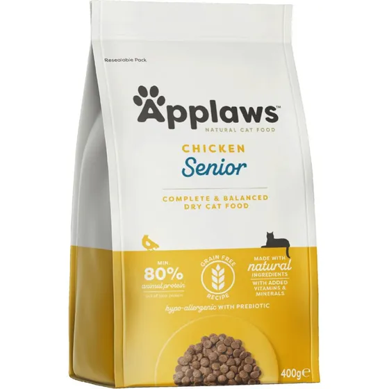Applaws Senior Kurczak Sucha Karma dla Starszych Kotów 400 g