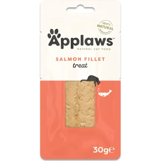 Applaws Cat Loin Filet z Łososia - 3 x 30 g
