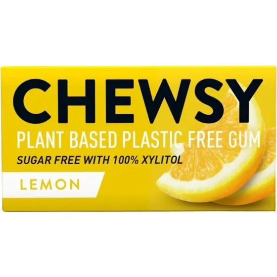 Chewsy Guma do żucia cytrynowa z ksylitolem, 10 szt.