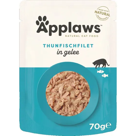 Applaws Tuńczyk w galarecie, 32 x 70 g - Mega pakiet mokrej karmy