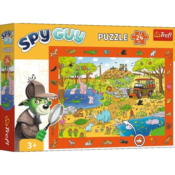 Trefl Puzzle obserwacyjne Spy Guy Safari 24 elementy, 3+