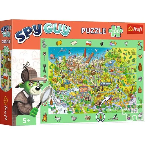 TREFL Puzzle obserwacyjne Spy Guy Polska 100 el. 5+