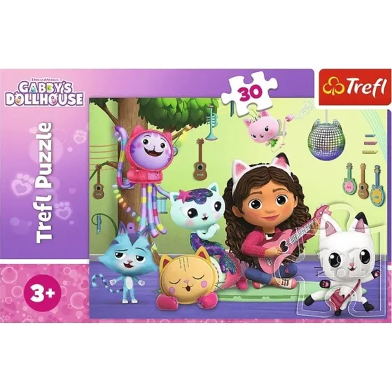 TREFL Puzzle Gabi i jej uroczy domek - 30 elementów