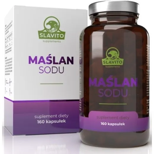 Slavito Maślan Sodu 160 kapsułek – Wsparcie jelit i odporności