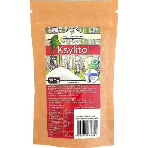 Pięć Przemian Ksylitol 250 g (Puszka)