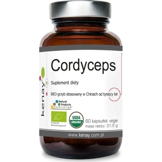Kenay Cordyceps Sinensis 525mg 60 kapsułek