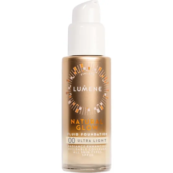 Lumene Natural Glow Fluid Foundation SPF 20 00 Ultra Light 30 ml