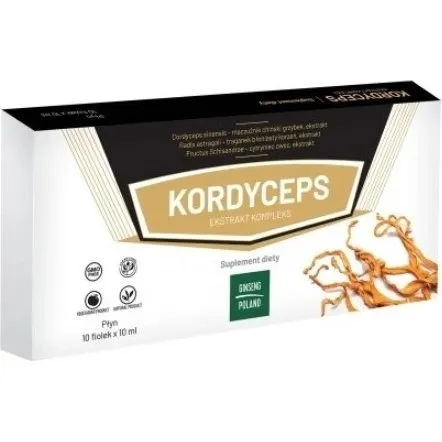 Ginseng Kordyceps Ekstrakt Kompleks 10 x 10 ml